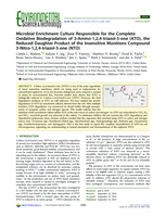 Microbial enrichment culture responsible for the complete oxidative biodegradation of 3‑Amino-1,2,4-triazol-5-one (ATO), the reduced daughter product of the insensitive munitions compound 3‑Nitro-1,2,4-triazol-5-one (NTO)