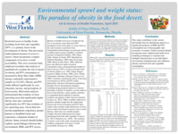 Environmental sprawl and weight status: The paradox of obesity in the food desert