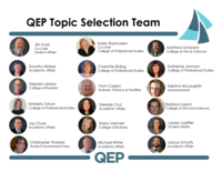 QEP Topic Selection Team