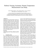 Robotic nursing assistants: Human temperature measurement case study