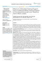 Effects of a periodized training program and a traditional military training program on functional movement and Y-balance tests in ROTC cadets