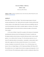 Five laws of politics: A follow-up