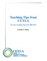 Teaching tips from CUTLA: Favorite teaching tips from 2006-2016