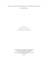 Using a Collections Management Policy as a Method to Alleviate a Curation Crisis