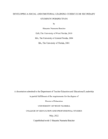 Developing A Social And Emotional Learning Curriculum: Secondary Students' Perspectives