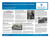 Unforeseen consequences: The Great War in the Atlantic