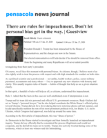 There are rules for impeachment. Don't let bias get in the way.