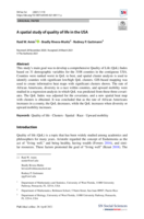 A spatial study of quality of life in the USA