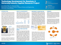 Technology development for quantum: A university-industry applied research project