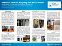 3D printer filament recycling from water bottles