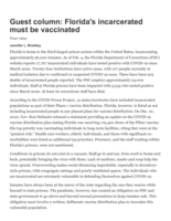 Florida's incarcerated must be vaccinated