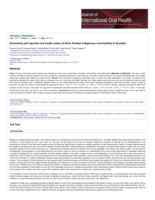 Assessing self-reported oral health status of three Andean indigenous communities in Ecuador