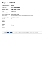 Assessment of essays in a management science course