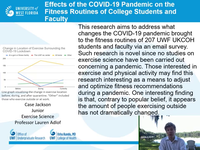 Effects of the COVID-19 pandemic on the fitness routines of college students and faculty