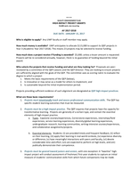 QEP High-Impact Project Grants