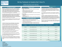 We buy textbooks so students don't have to