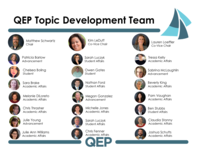 QEP Topic Development Team