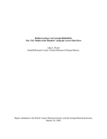 Rediscovering a lost Georgia battlefield: The 1702 “Battle of the Blankets” along the Lower Flint River