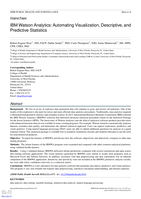 IBM Watson analytics: Automating descriptive and predictive statistics