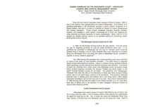 Casino gambling on the Mississippi Coast: Landscape change and coastal management issues