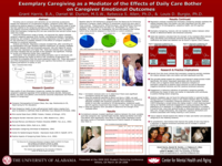 Exemplary caregiving as a mediator of the effects of daily care bother on caregiver emotional outcomes