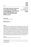 Picturing a journey of protest or a journey of harmony?: Comparing the visual framing of the 2008 Olympic torch relay in the US versus the Chinese press