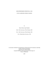 High-Performing Principals And State-Assigned School Grades