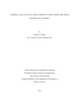 Temporal Analysis of Bacterial Community Structure in the North Eastern Gulf of Mexico