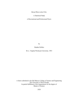 Drone pilots in the USA: A statistical study of recreational and professional flyers