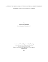 A STUDY OF THE FIRST SPANISH OCCUPATION OF THE OLD CHRIST CHURCH SITE (8ES49B) IN DOWNTOWN PENSACOLA, FLORIDA