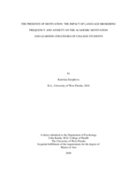 presence of motivation: the impact of language brokering frequency and anxiety on the academic motivation and learning strategies of college students