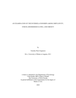 examination of the interrelationships among impulsivity, stress, disordered eating, and obesity