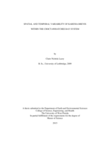 SPATIAL AND TEMPORAL VARIABILITY OF KARENIA BREVIS WITHIN THE CHOCTAWHATCHEE BAY SYSTEM