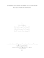 Teacher-Education Student Perceptions For Stages Of Concern Related To Integrating Technology