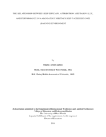 The relationship between self-efficacy, attribution and task value, and performance in a mandatory military self-paced distance learning environment