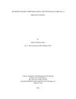 NEUROPSYCHIATRIC SYMPTOMS ASSOCIATED WITH GRAVES' DISEASE