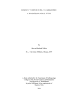 DOMESTIC VIOLENCE IN PRE-COLUMBIAN PERU