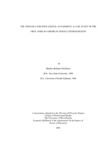 The Struggle for Educational Attainment