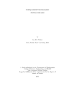 SUBSQUARES IN GENERALIZED SUDOKU SQUARES