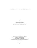 POTENTIAL ZOONOTIC RESERVOIRS FOR HELICOBACTER PYLORI