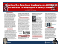 Creating the American masterpiece: Abilities in disabilities in nineteenth century America