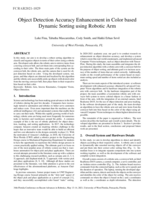 Object detection accuracy enhancement in color-based dynamic sorting using robotic arm