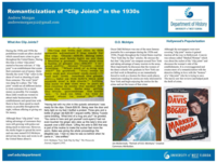 Romanticization of "clip joints" in the 1930s