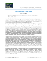 For-profits are...for profit