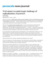 NAS attack revealed tragic challenge of radicalization