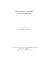 PRINCIPAL COMPONENTS ANALYSIS AND QEEG DATA TRANSFORMATION