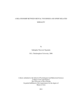 A RELATIONSHIP BETWEEN MENTAL TOUGHNESS AND SPORT-RELATED MORALITY