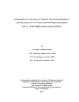 Consequences of No Child Left Behind