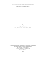 AN ANALYSIS OF THE SIMILARITY CONSTRAINED K-SHORTEST PATHS PROBLEM
