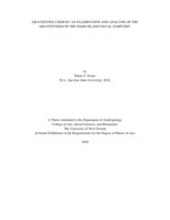 Gravestone choices: an examination and analysis of the gravestones of the Mare Island Naval Cemetery